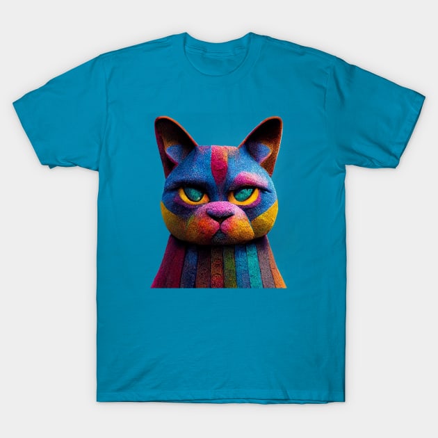 Cat Vintage #39 T-Shirt by daffdyindustries